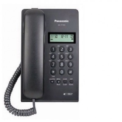 Panasonic Kx-t7703 Corded Phone Cord Telephone Caller Id Compatible Wall Mountable Hotel Use Single Line