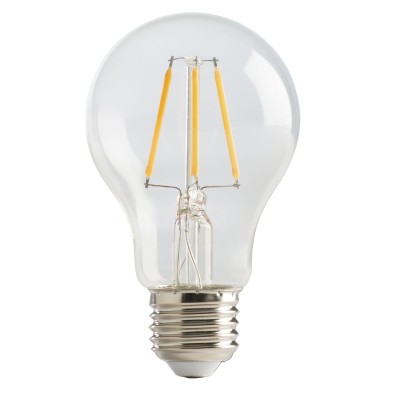 Luceco LA27W4F47-LE LED Filament Light Bulb 4W A60 E27 470lm 2700K Warm White