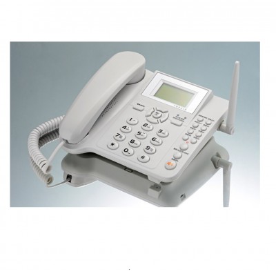 OEM - FWT101 : support GSM, , speakerphone, text message, display Battery Capacity corded phone