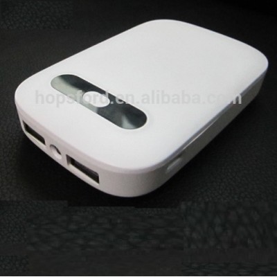 OEM PowerBank PB008 with High quality 18650 battery and LEd light 7800mAh charger powerbank