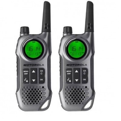T8 Motorola PMR Walkie Talkie 8 Channels 121 codes Scan Hands-free