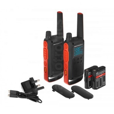 Motorola Talkabout Walkie-Talkies USB charging Hands-free Up to 10km range**