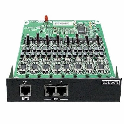 Panasonic KX-NS0180 built-in power supply 2 Port Analogue Trunk / 2 Port SLT Card (SLC2/LCOT2) 5110 5170 520